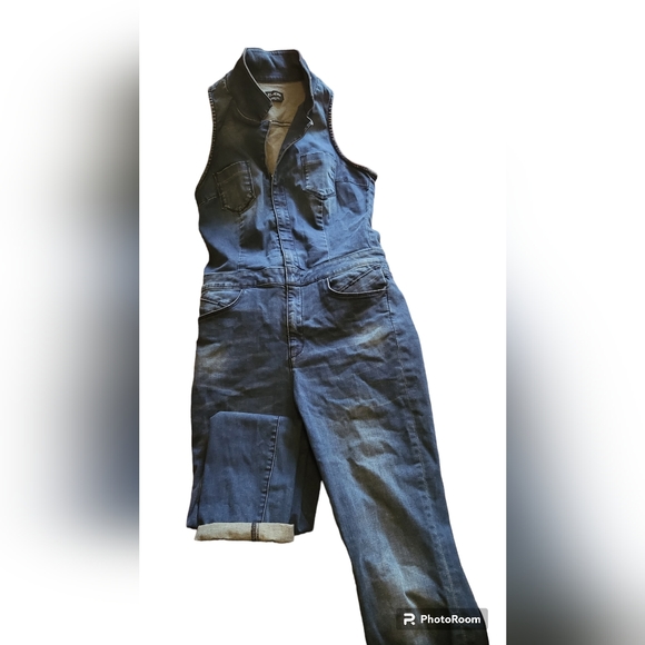 Bebe Jean Jumpsuit - Picture 1 of 3